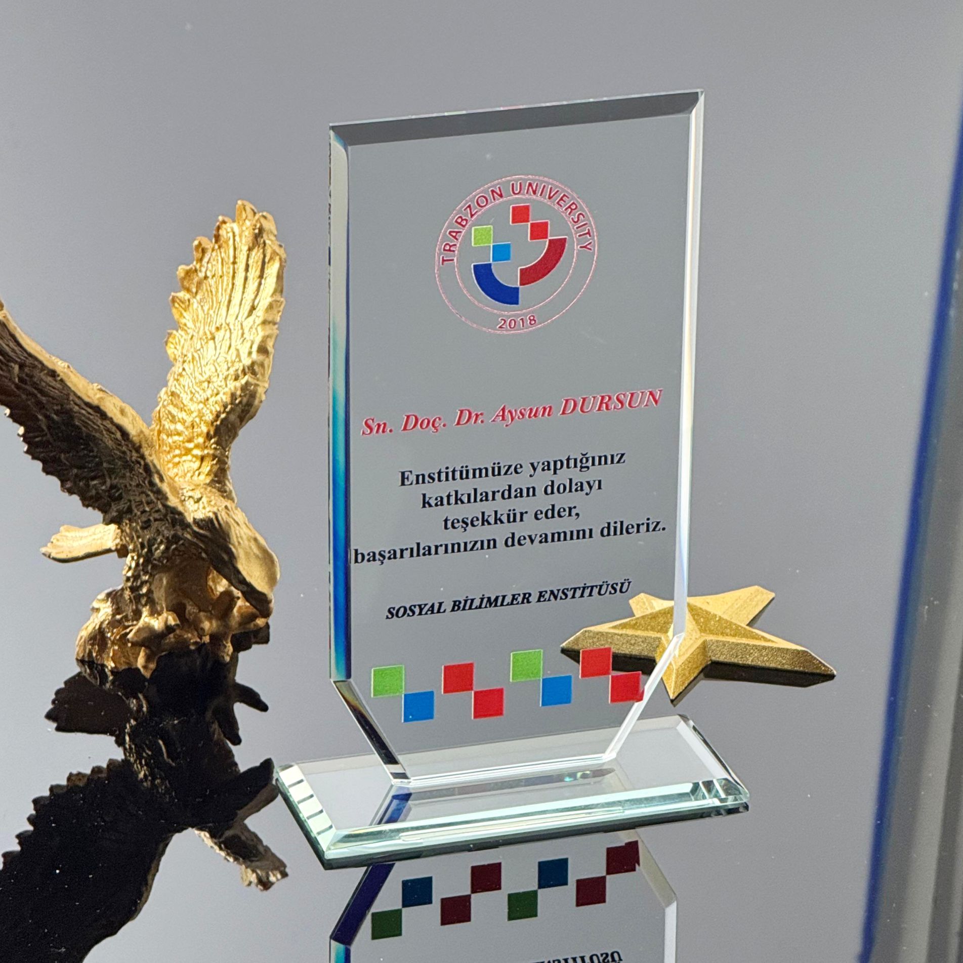 P127 Kristal Cam Plaket