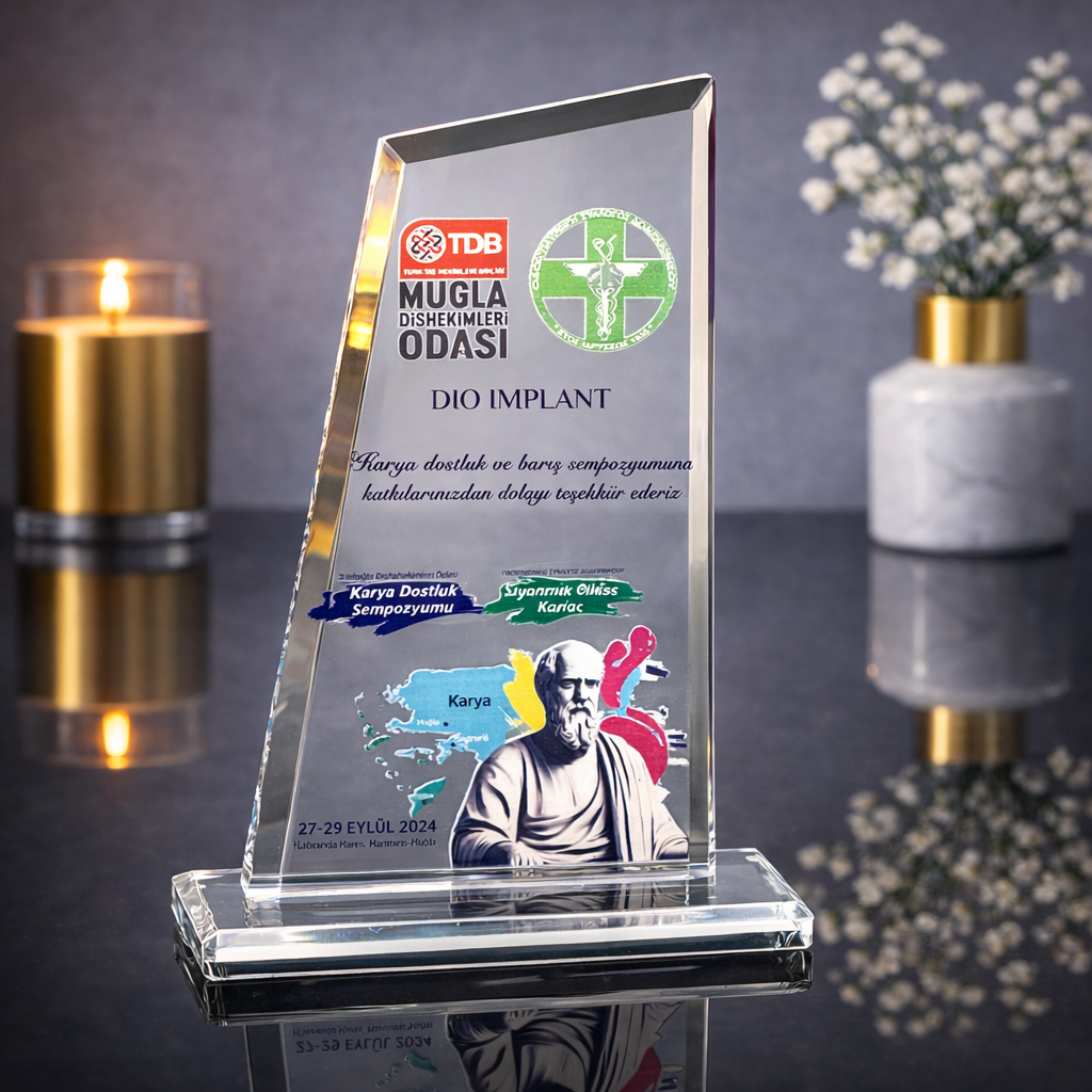 p220 Kristal Cam Plaket