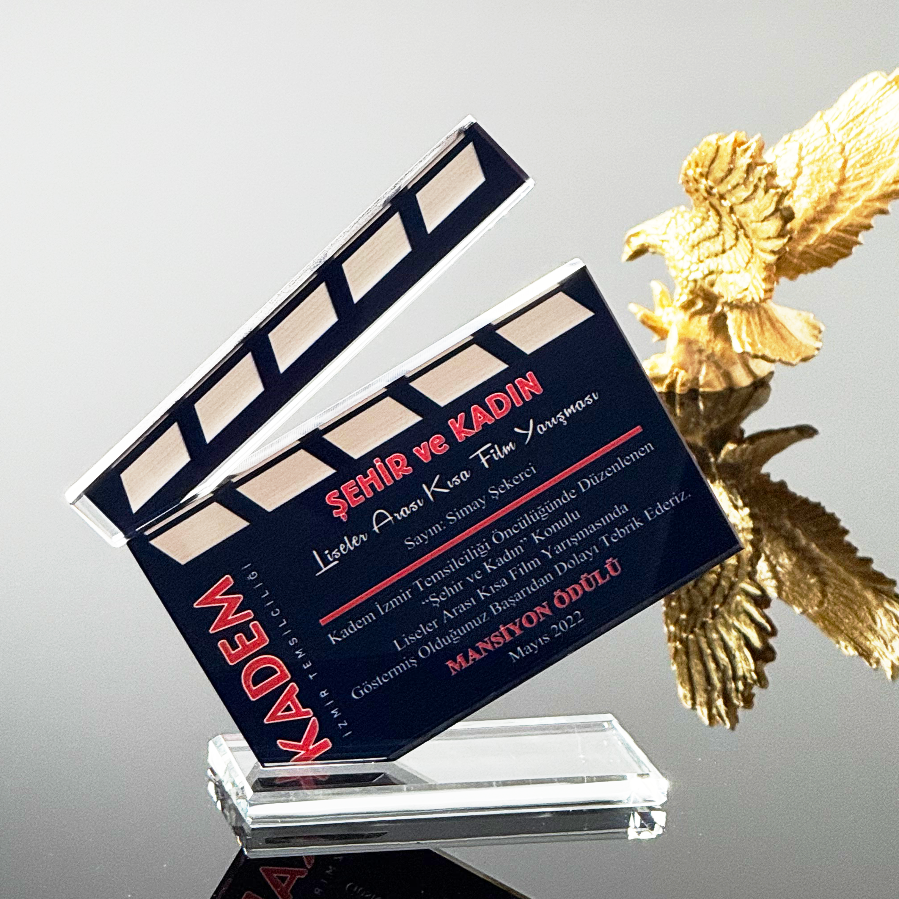 P256 Kristal Cam Plaket